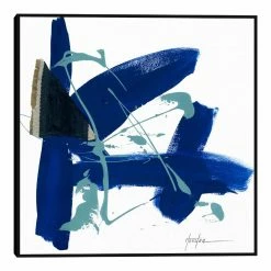 World Market Baby Blues by Dan Houston Framed Canvas Wall Art