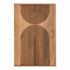 World Market Natural Wood Arches Panel Wall Decor