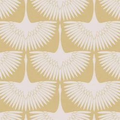 World Market Golden Genevieve Gorder Cranes Peel And Stick Wallpaper
