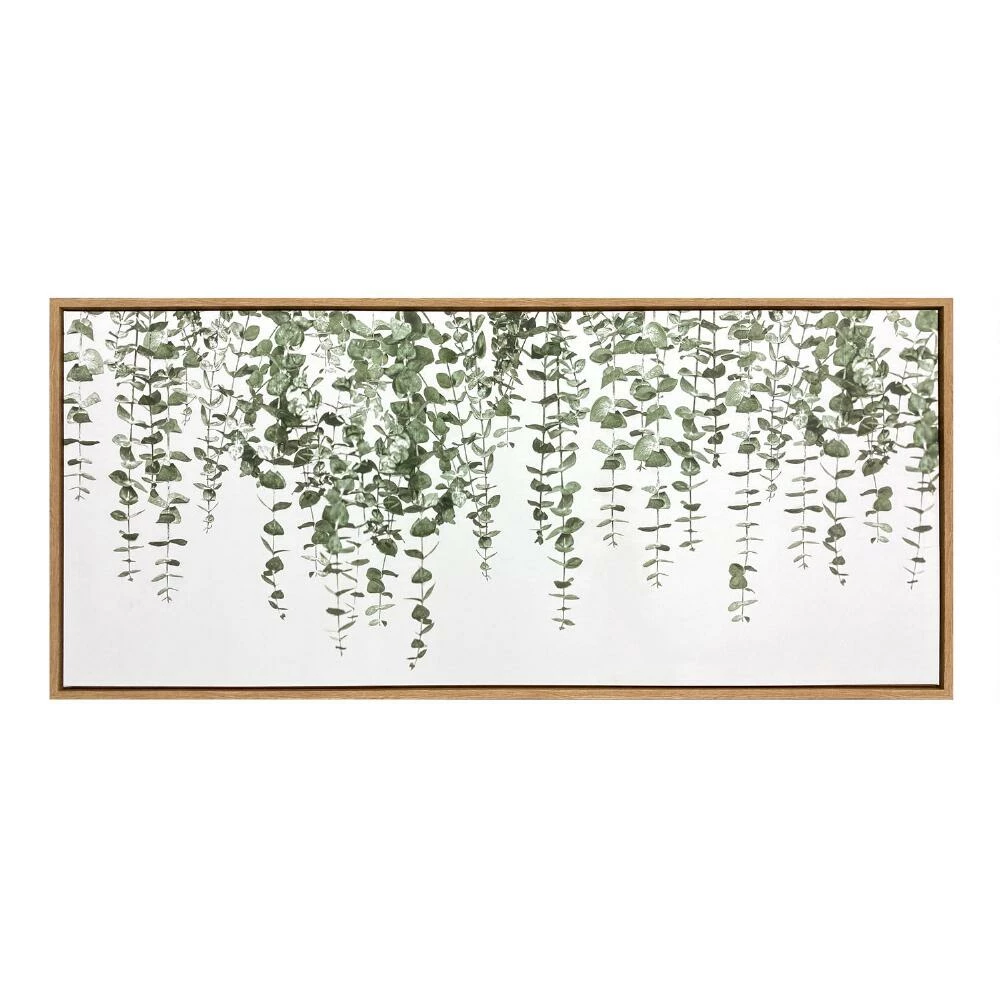 World Market Greenery Vines Framed Canvas Wall Art