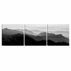 World Market Rolling Mist Triptych By Henry Wentz Canvas Wall Art 3 Piece