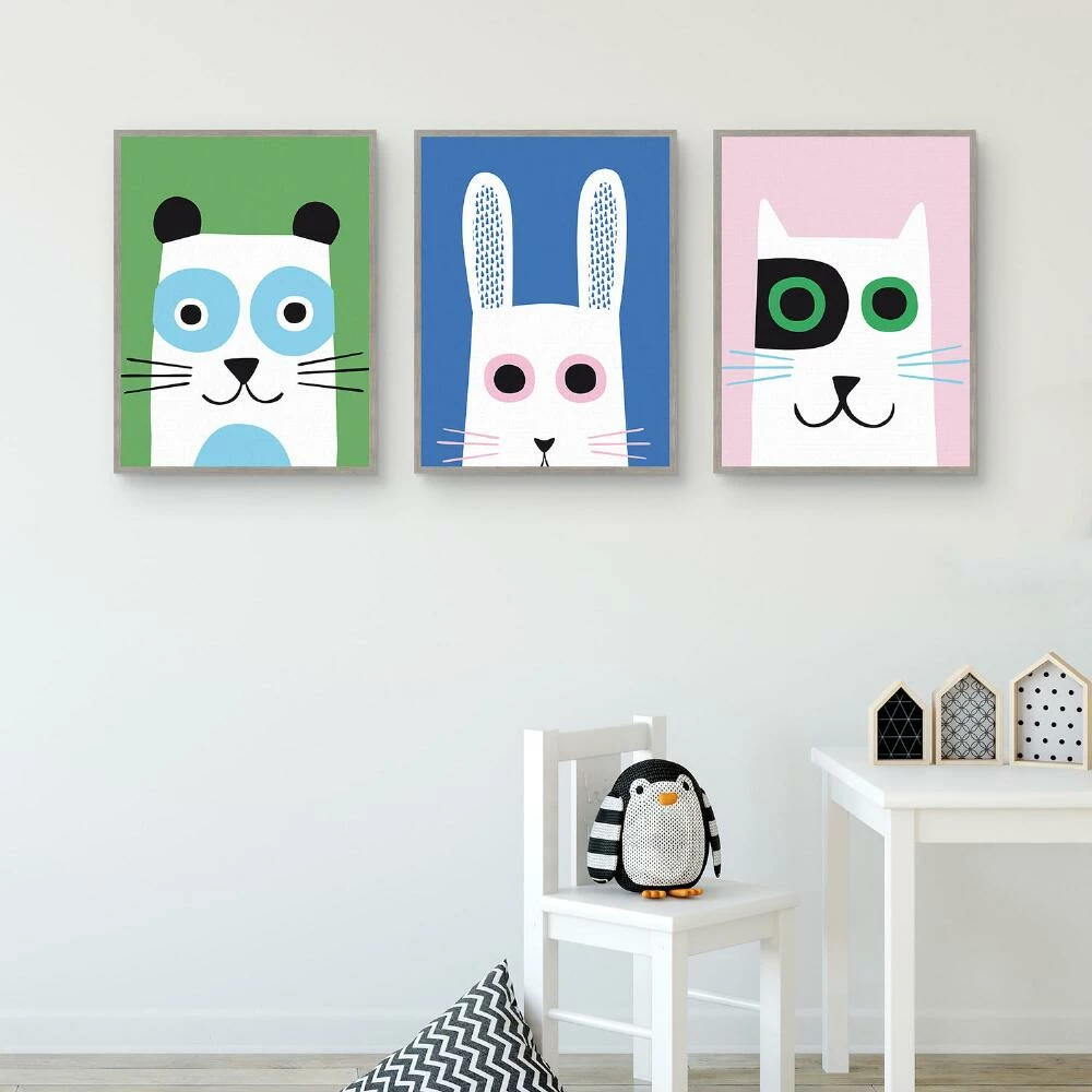 World Market Best of Friends By Sophie Ledesma Framed Wall Art 3 Piece - Image 3