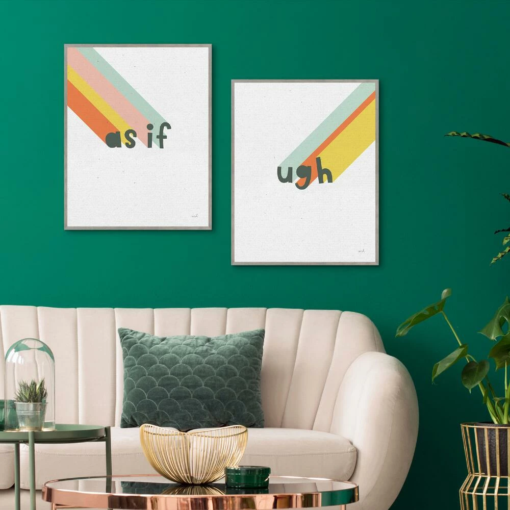 World Market Rainbow Words I & II By Moira Hershey Wall Art 2 Piece - Image 2