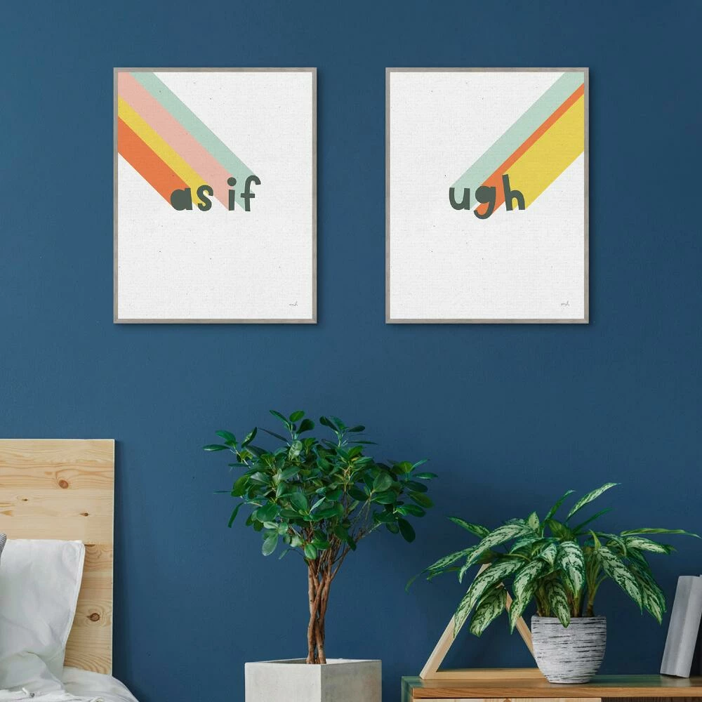 World Market Rainbow Words I & II By Moira Hershey Wall Art 2 Piece - Image 4
