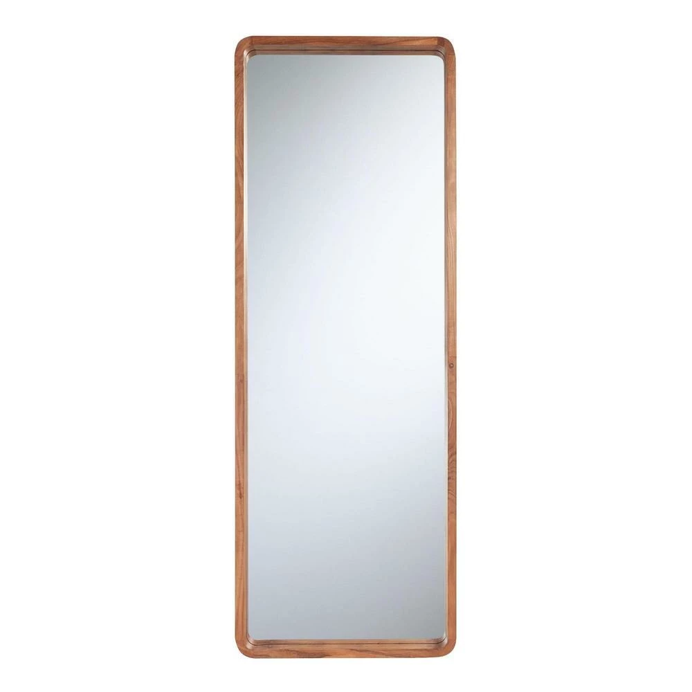 World Market Natural Wood Leaning Full Length Mirror - Image 3