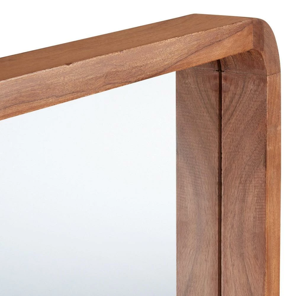 World Market Natural Wood Leaning Full Length Mirror - Image 4