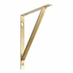 World Market Large Gold Metal Mix & Match Shelf Brackets 2 Pack