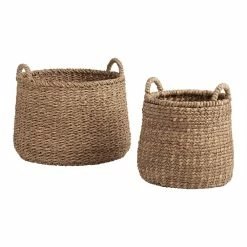 World Market Noelle II Natural Hyacinth Tote Basket