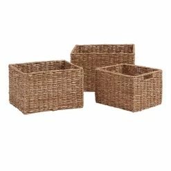 World Market Mari Natural Seagrass Utility Basket