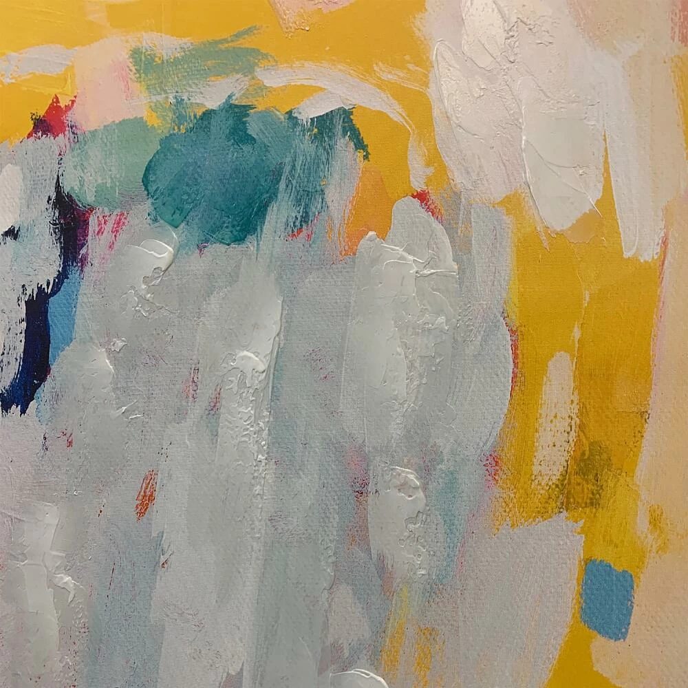 World Market Sorbet Pastel by Amira Rahim Framed Canvas Wall Art - Image 3