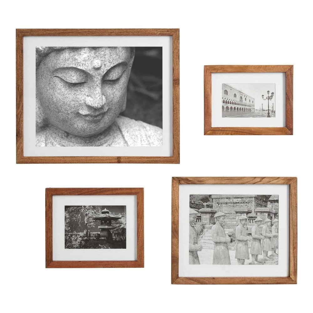 World Market Natural Acacia Wood Wall Frame - Image 3