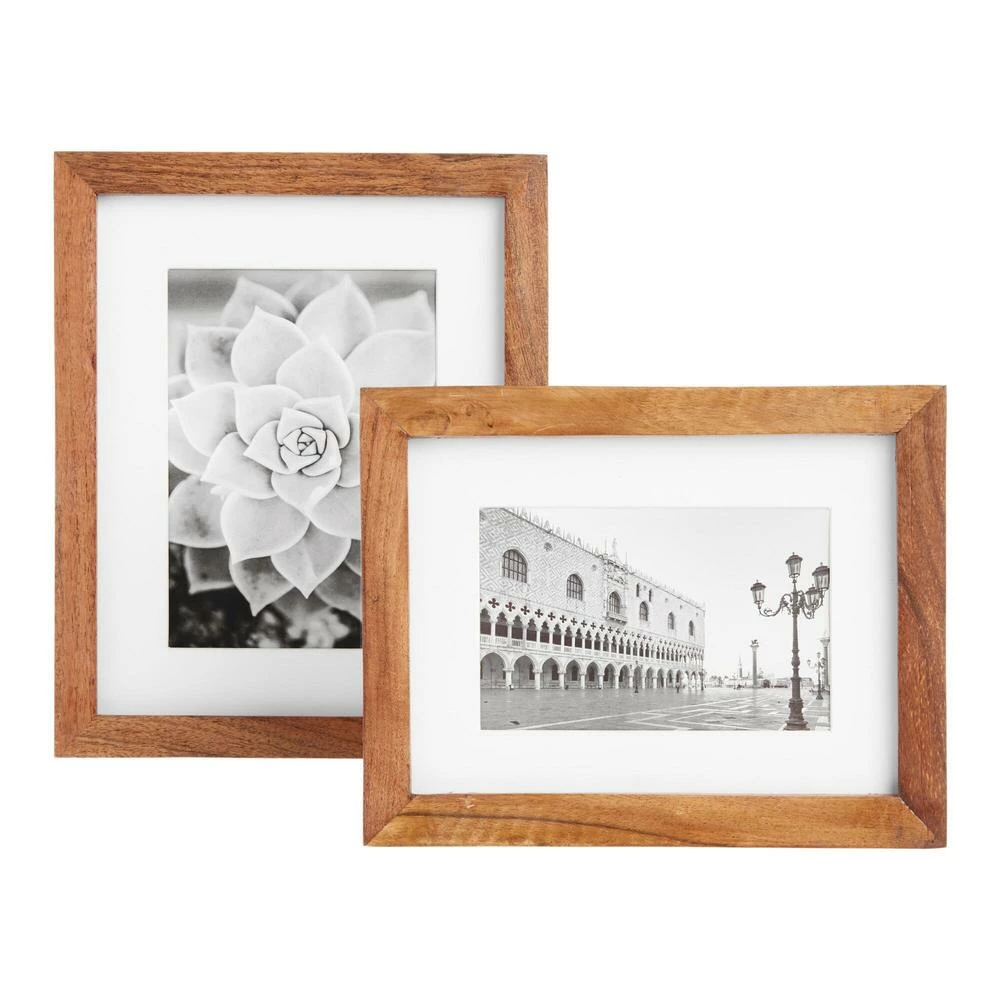 World Market Natural Acacia Wood Wall Frame - Image 4