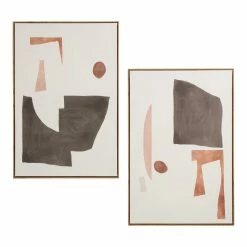 World Market Blockway I & II By Jihee So Canvas Wall Art 2 Piece