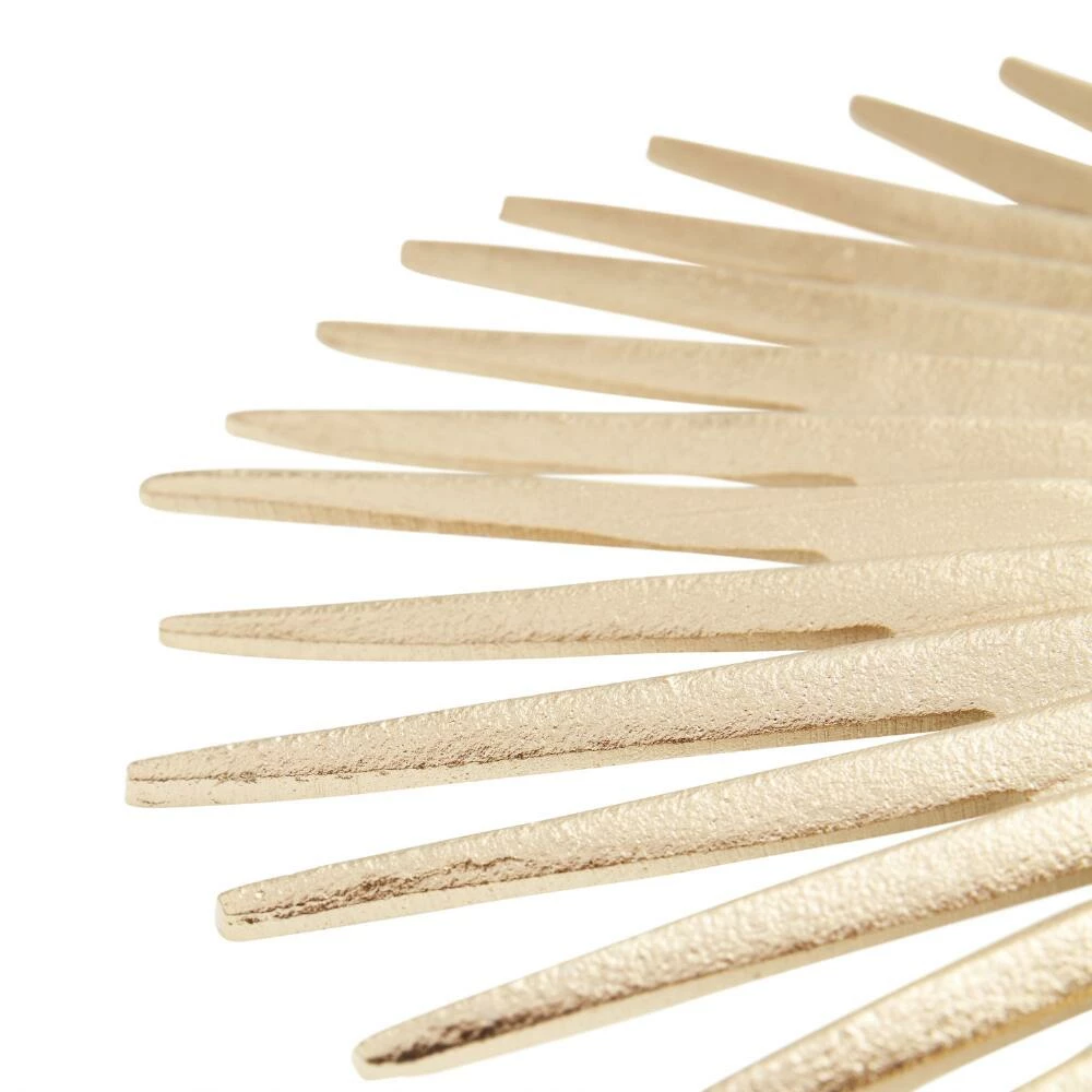 World Market Gold Metal Palm Leaf Wall Decor 3 Piece - Image 3