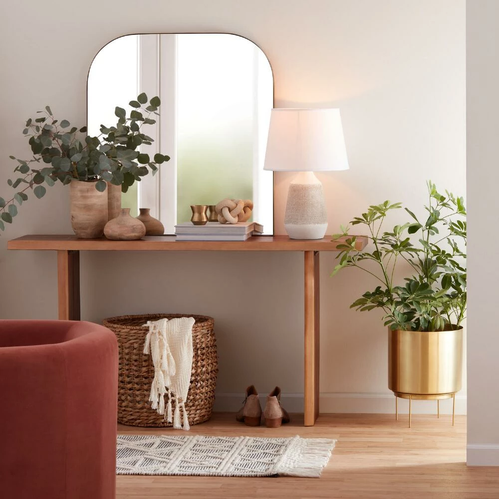 World Market Mira Arched Metal Vanity Wall Mirror - Image 2