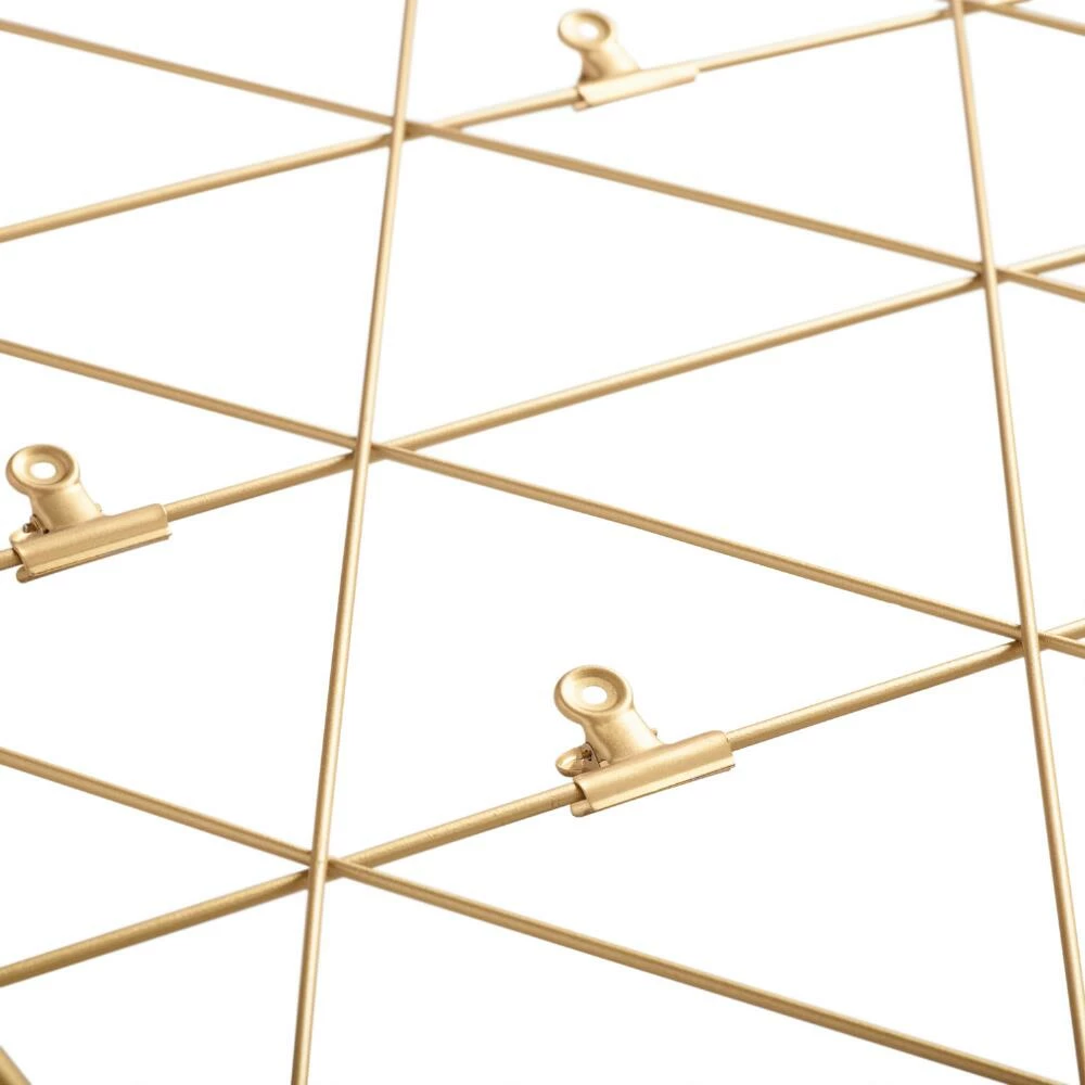 World Market Gold Wire Photo Clip Wall Frame - Image 3