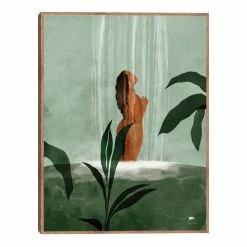 World Market Rain On Me By Bria Nicole Framed Canvas Wall Art