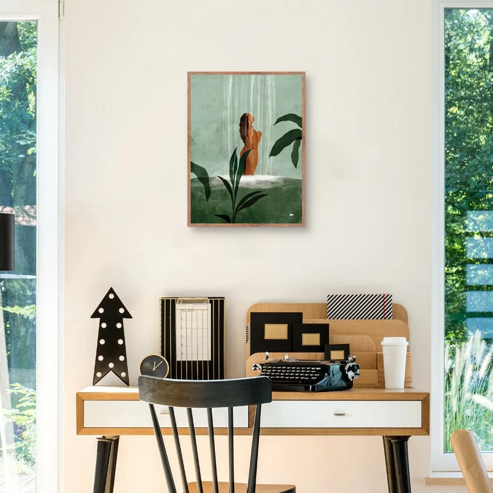 World Market Rain On Me By Bria Nicole Framed Canvas Wall Art - Image 4