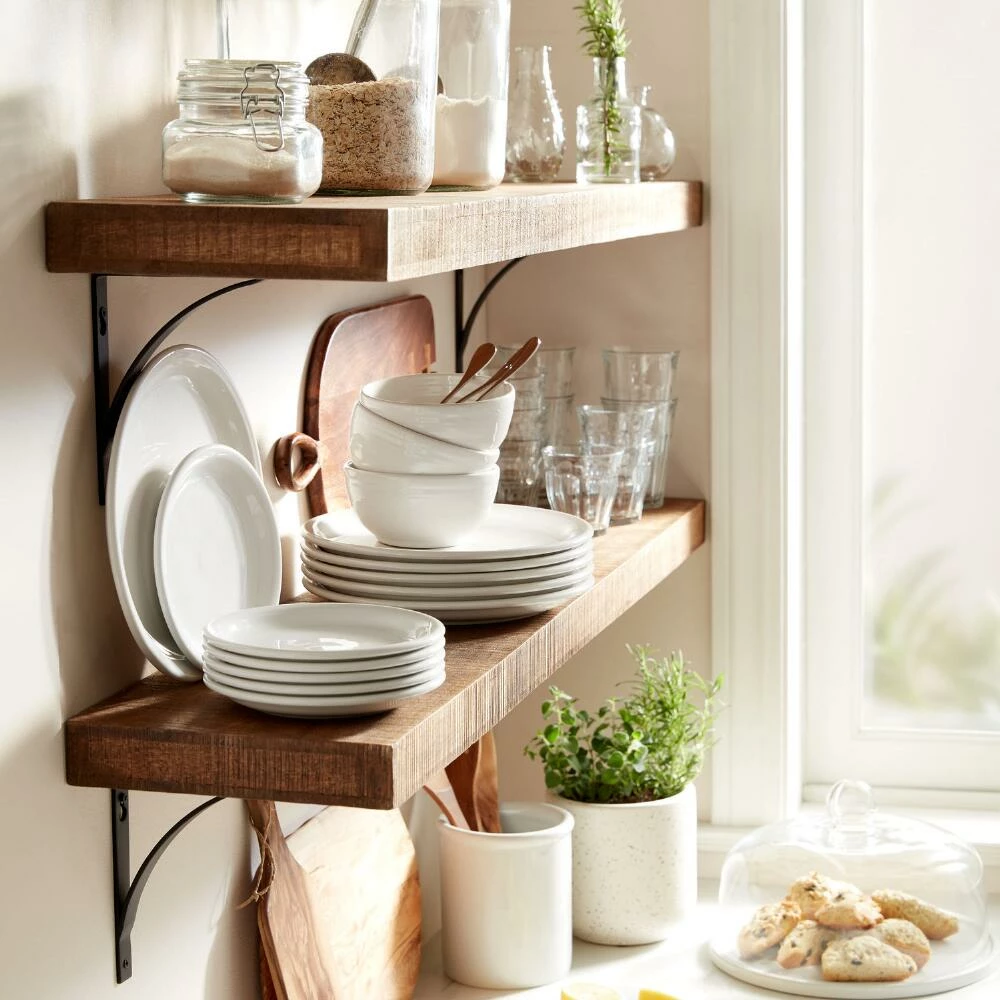 World Market Large Black Arched Shelf Brackets 2 Pack - Image 2