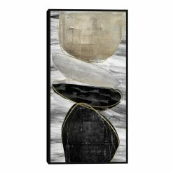 World Market Stagger by Nikki Chu Framed Canvas Wall Art