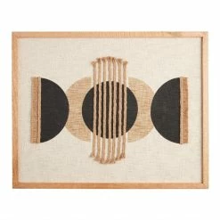 World Market Reflections Woven Textile Framed Wall Decor