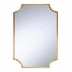 World Market Ophelia Metal Notched Wall Mirror