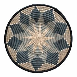 World Market All Across Africa Dark Blue Woven Disc Wall Decor