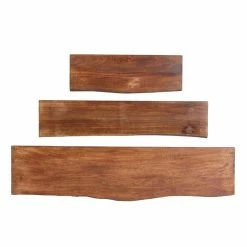 Cost Plus World Market Organic Edge Wood Mix & Match Wall Shelf