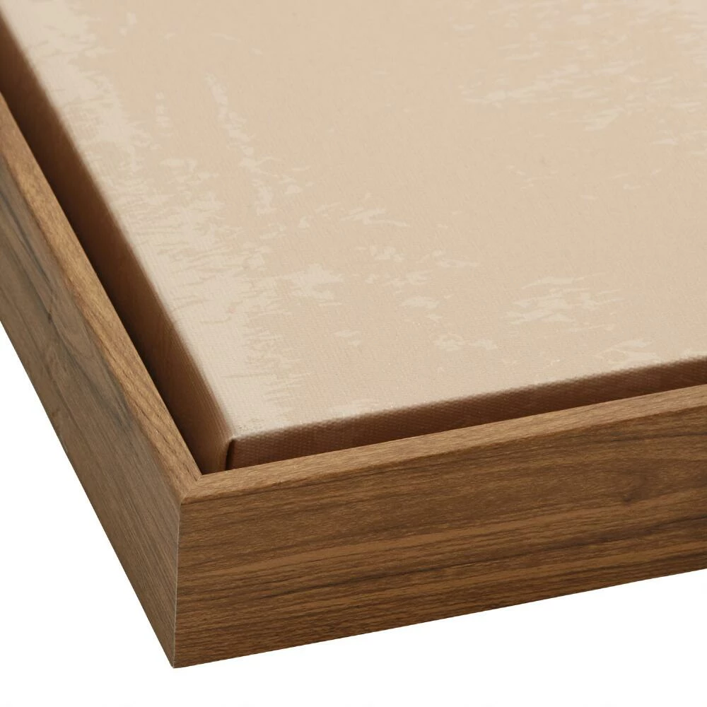 World Market Ophelia's Window Pink And Terracotta Framed Canvas Wall Art - Image 3