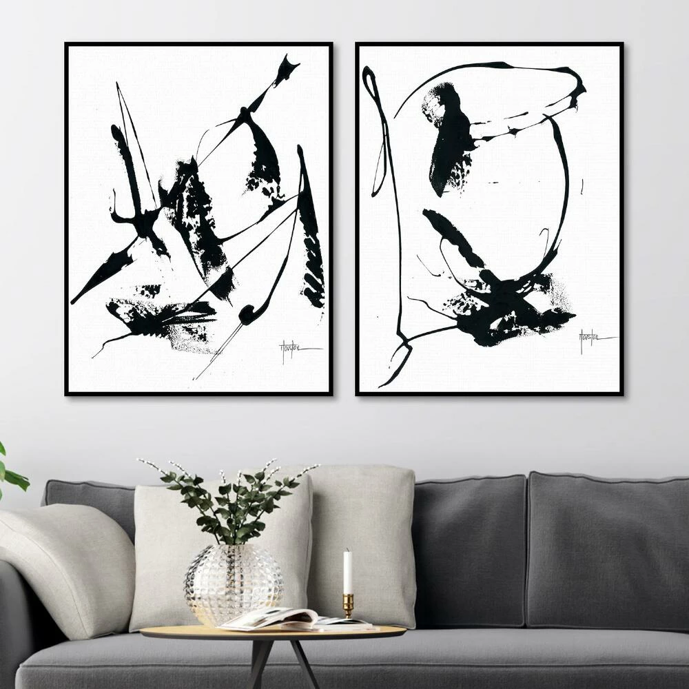 World Market Memories by Dan Houston Framed Canvas Wall Art 2 Piece - Image 4