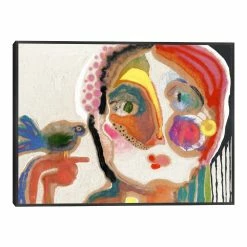 World Market The Talker by Wyanne Framed Canvas Wall Art