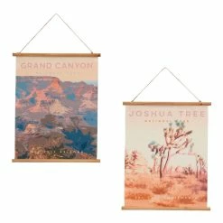 World Market National Park Fabric Scroll Wall Hanging