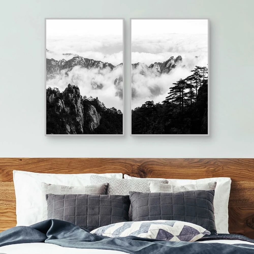World Market Majestic Morning Diptych by Henry Wentz Wall Art 2 Piece - Image 4