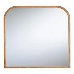 World Market Talia Wood Arched Vanity Mirror