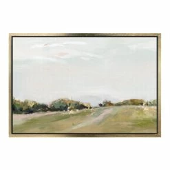 World Market Golden Grasslands by Isabelle Z Framed Canvas Wall Art