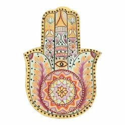 World Market Hand Painted Hamsa Wall Decor