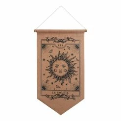 World Market Le Soleil Tarot Card Scroll Wall Hanging