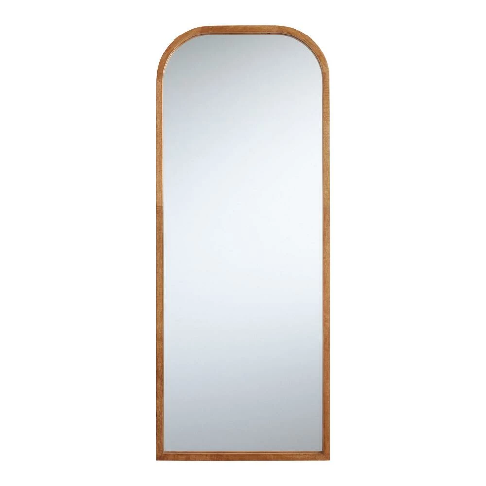 World Market Talia Wood Arched Leaning Full Length Mirror - Image 3