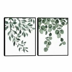 World Market Botanical Sage I & II By Gigi Conrad Framed Wall Art 2 Piece