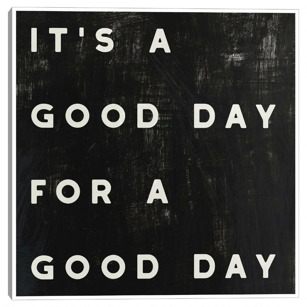 World Market Black And White Lovely Home II Framed Canvas Wall Art