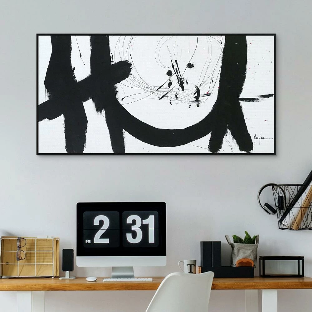 World Market Balanced by Dan Houston Framed Canvas Wall Art - Image 4