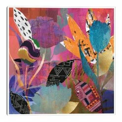 World Market Flower Power By Nikki Chu Framed Canvas Wall Art