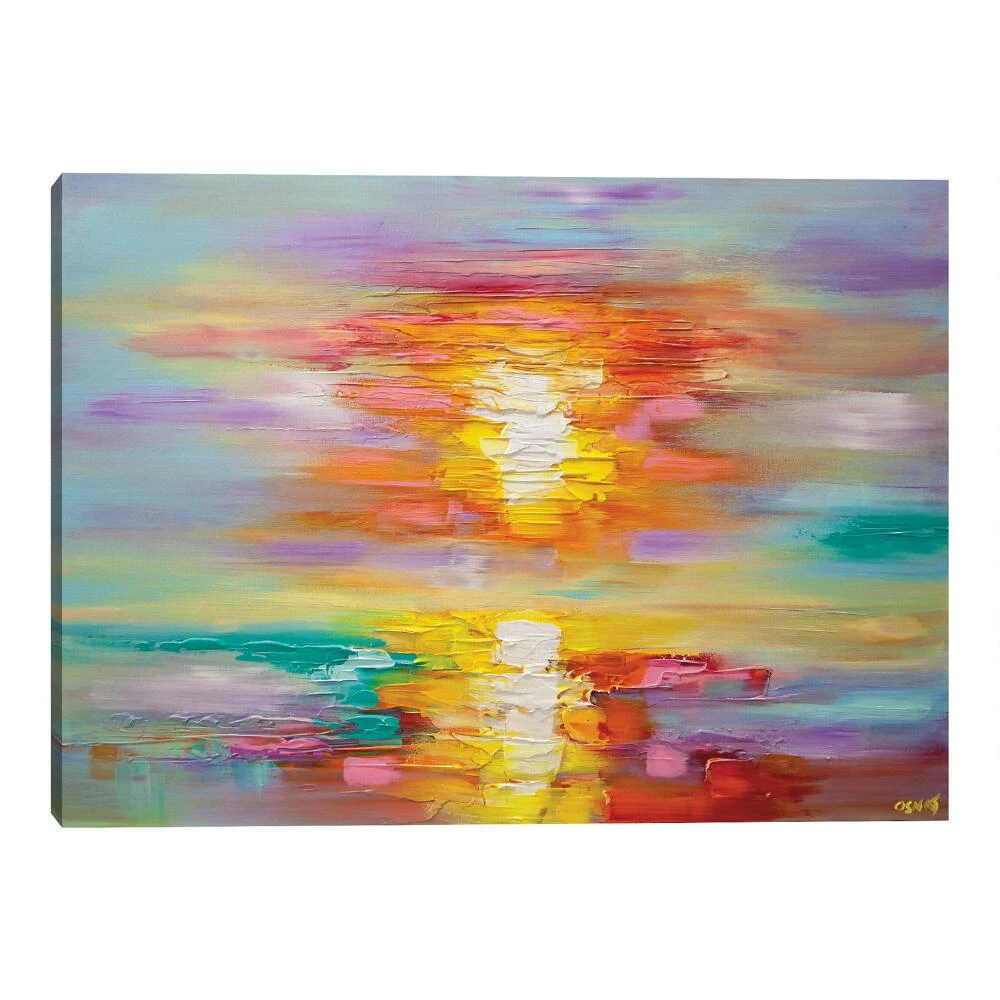 World Market Abstract Sunrise by Osnat Tzadok Canvas Wall Art