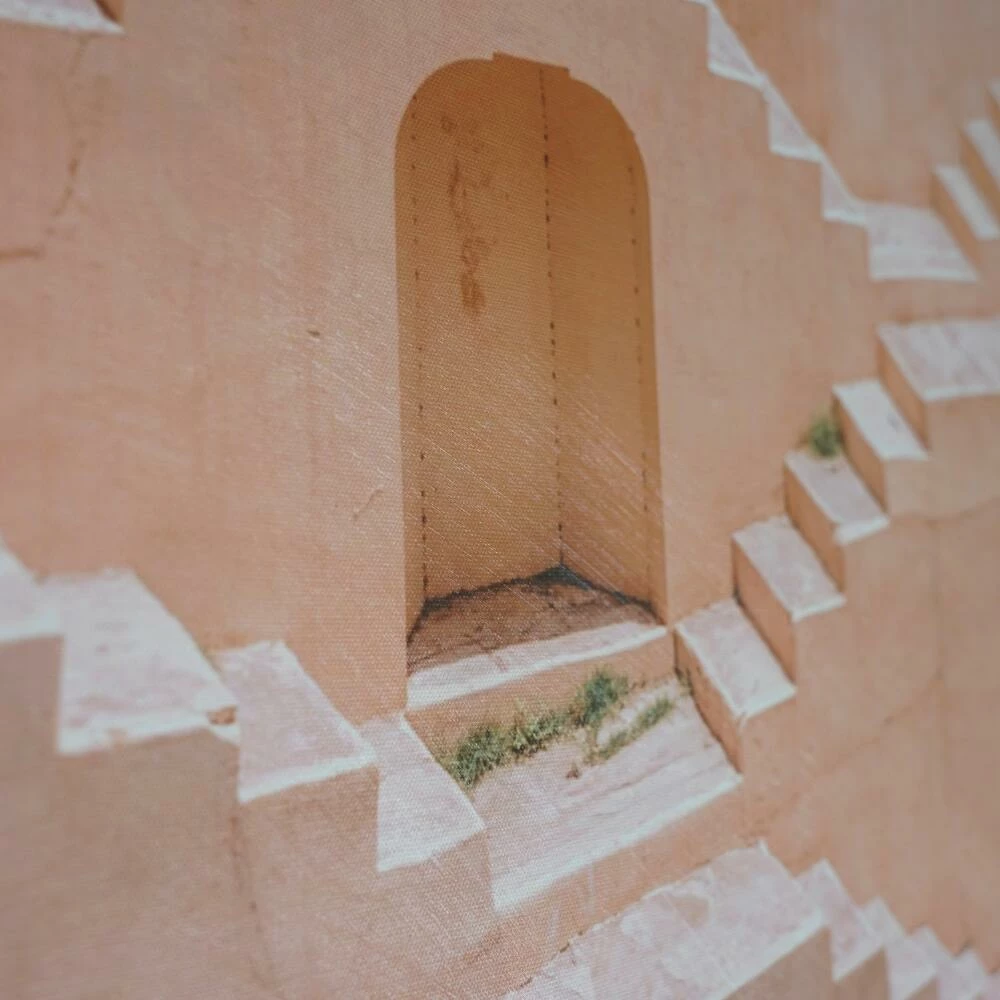 World Market Ancient Indian Steps by Krista Broadway Canvas Wall Art - Image 2