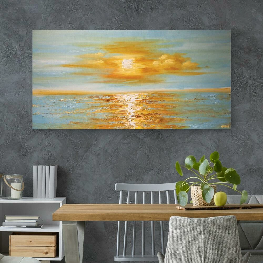 World Market Tranquility II by Osnat Tzadok Canvas Wall Art - Image 4