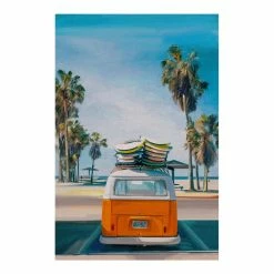 World Market Retro Beach Day II Canvas Wall Art