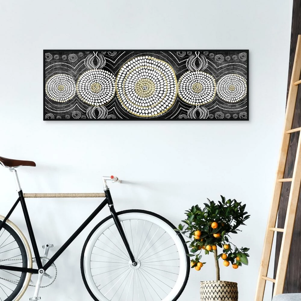 World Market Global Panel By Nikki Chu Framed Canvas Wall Art - Image 4