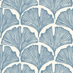 World Market Ginkgo Leaf Feather Palm Peel And Stick Wallpaper