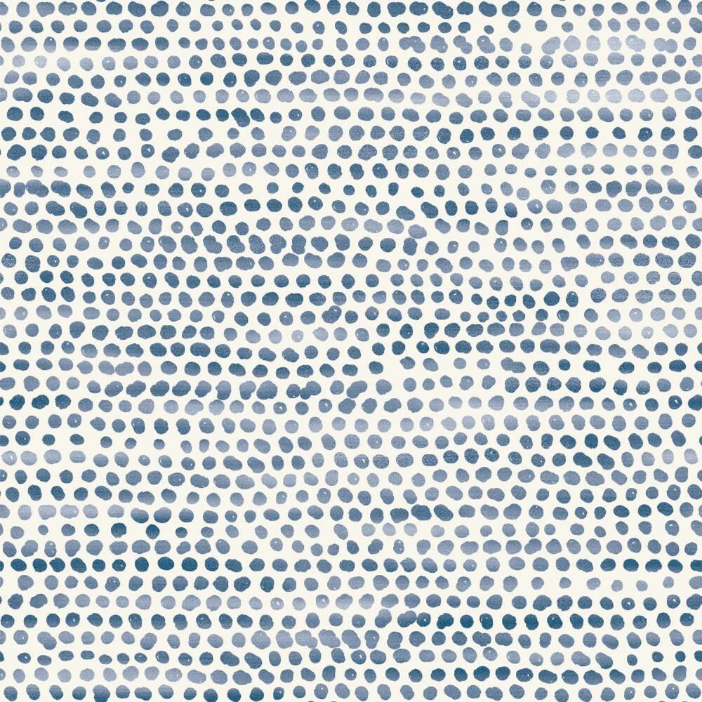 World Market Blue Distressed Organic Dots Peel And Stick Wallpaper
