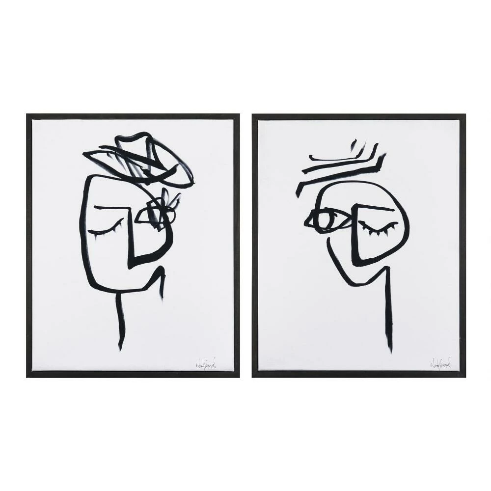 World Market Expressions 4 & 5 By Nikol Wikman Framed Wall Art 2 Piece